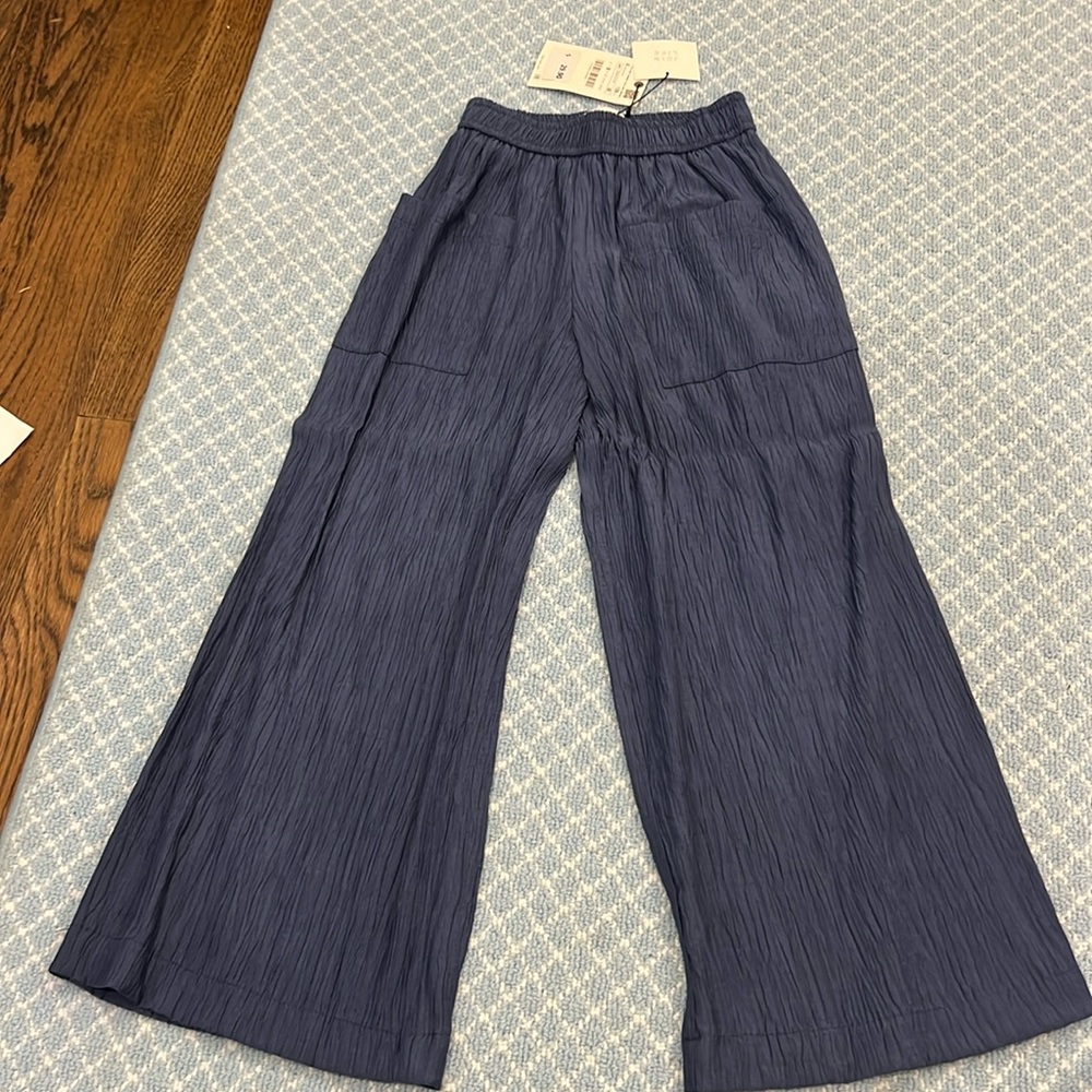 Zara Blue wide leg pants